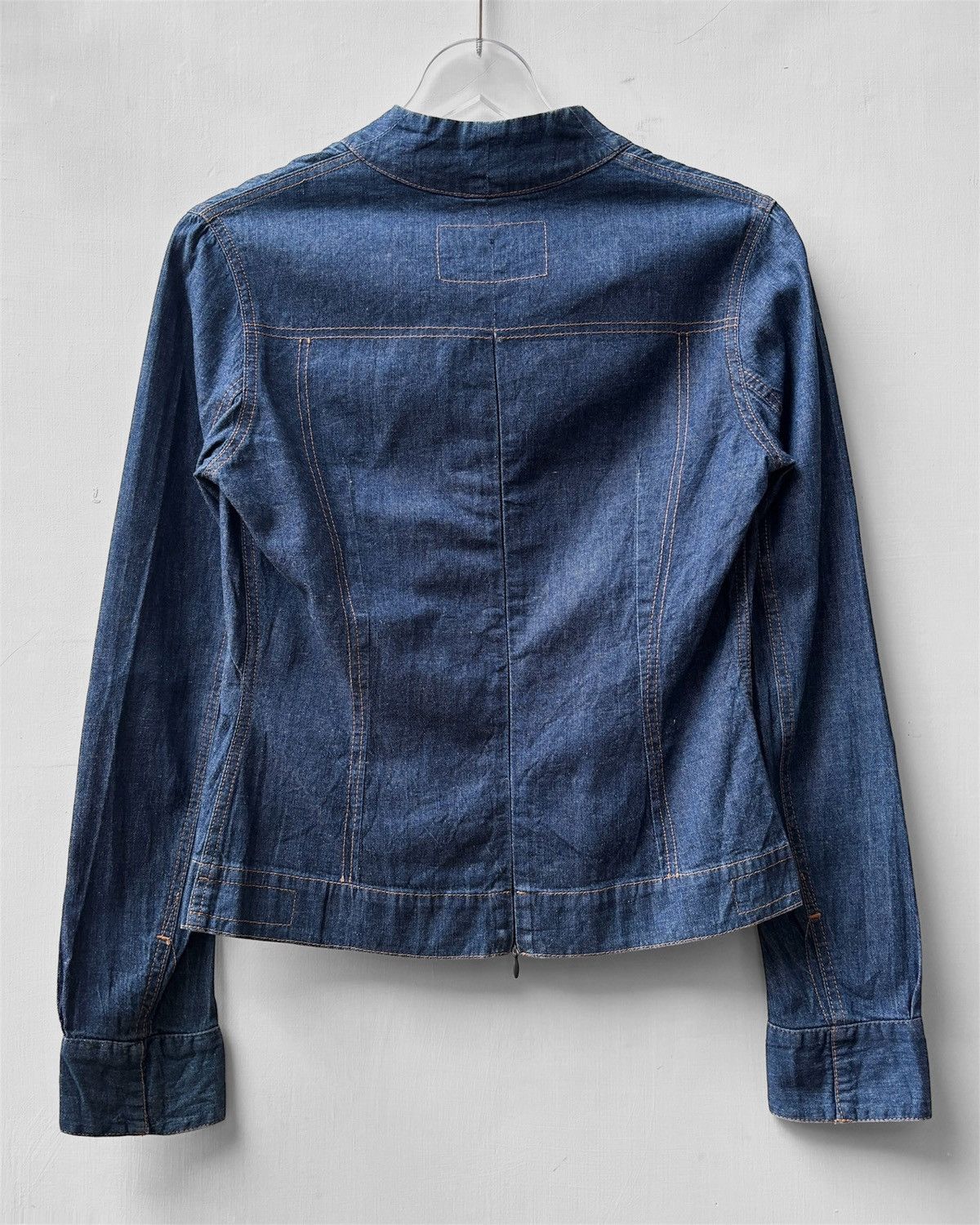 Dirk Van Saene Aw1999 Trompe L’oeil Denim Top Size S / US 4 / IT 40 - 8 Thumbnail