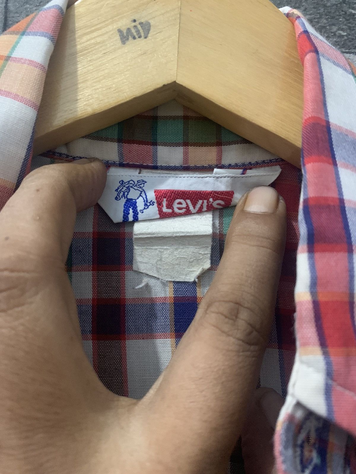 Levi's Vintage Clothing Vintage 70's LEVI'S Plaid Shirt Size US S / EU 44-46 / 1 - 3 Thumbnail
