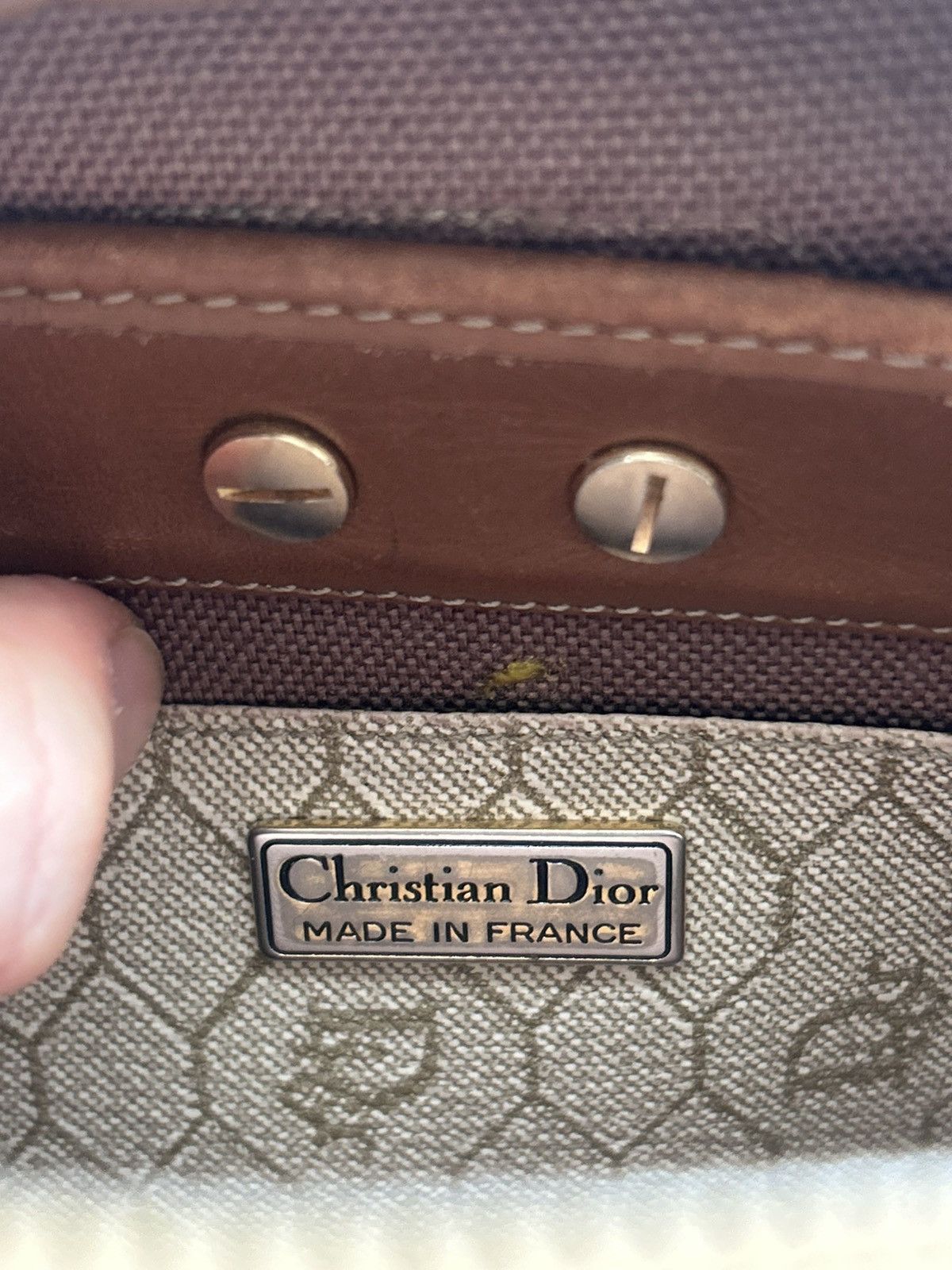 Dior Vintage Christian Dior Monogram Shoulder Bag Size ONE SIZE - 12 Thumbnail
