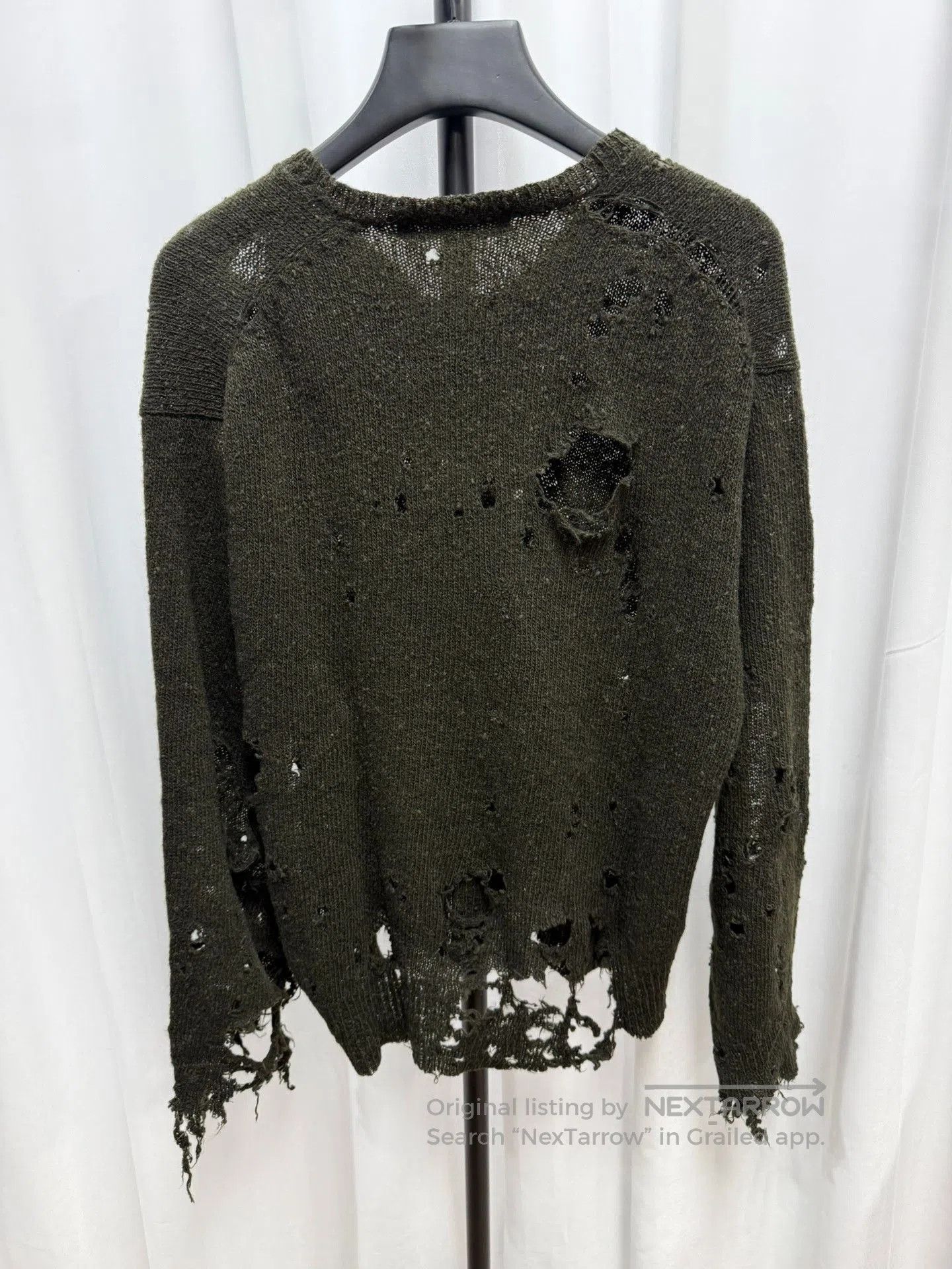 Comme des Garcons Homme Plus Comme des Garcons Homme 90s Distressed Sweater. Size US M / EU 48-50 / 2 - 5 Thumbnail