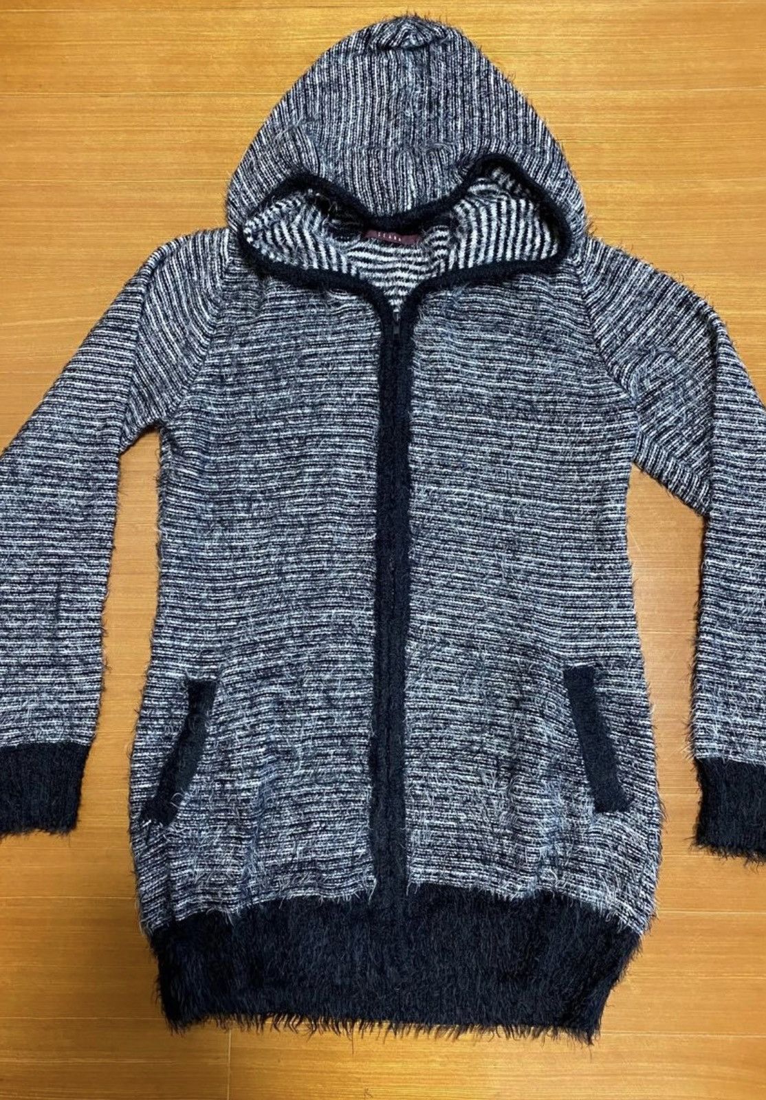 Japanese Brand × Vintage Mohair double Zip Up hoodie Size US M / EU 48-50 / 2 - 1 Thumbnail