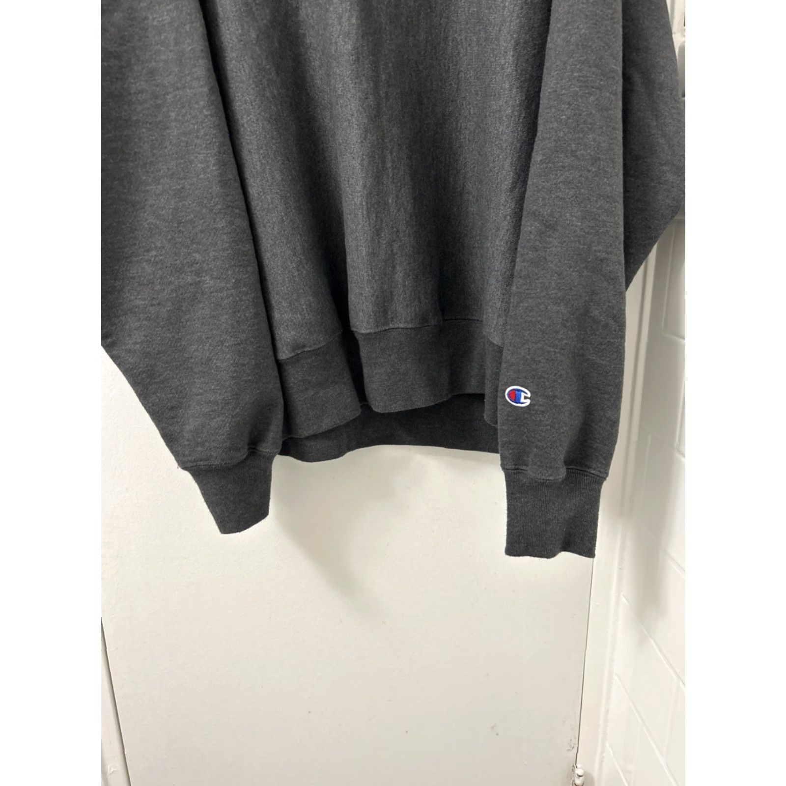 Champion Champion Reverse Weave Crewneck Sweatshirt Mens Large Gray Logo Pullover Sweater Heavyweight Time Theme: 90s Size US L / EU 52-54 / 3 - 3 Thumbnail