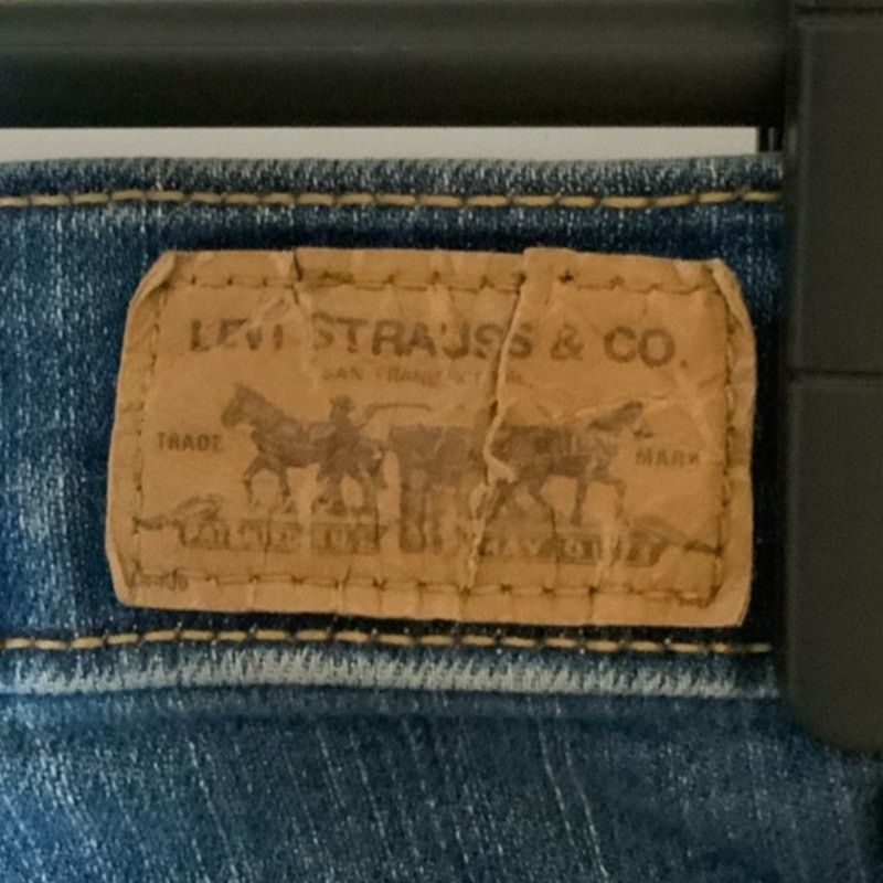 Unknown London Levi Strauss Co 512 Perfectly Slimming Boot Cut Denim Jeans Size 27" / US 4 / IT 40 - 4 Thumbnail