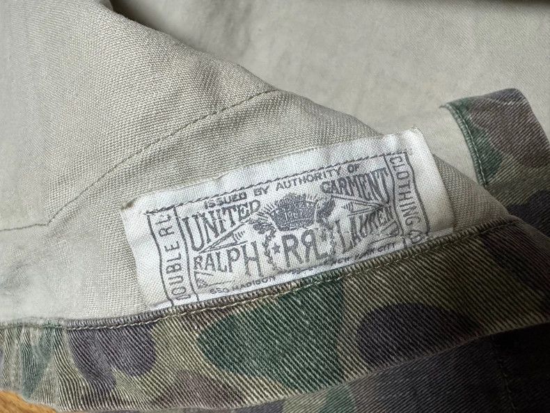 RRL Ralph Lauren RRL Camo Washed Jacket XL-2508 Size US XL / EU 56 / 4 - 5 Thumbnail