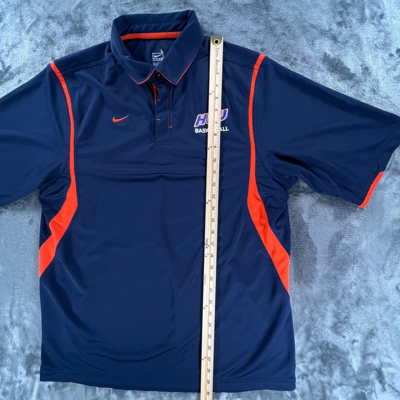 Nike Nike Team Basketball Polo Shirt Men L Houston Christian Husk Size US L / EU 52-54 / 3 - 13 Thumbnail