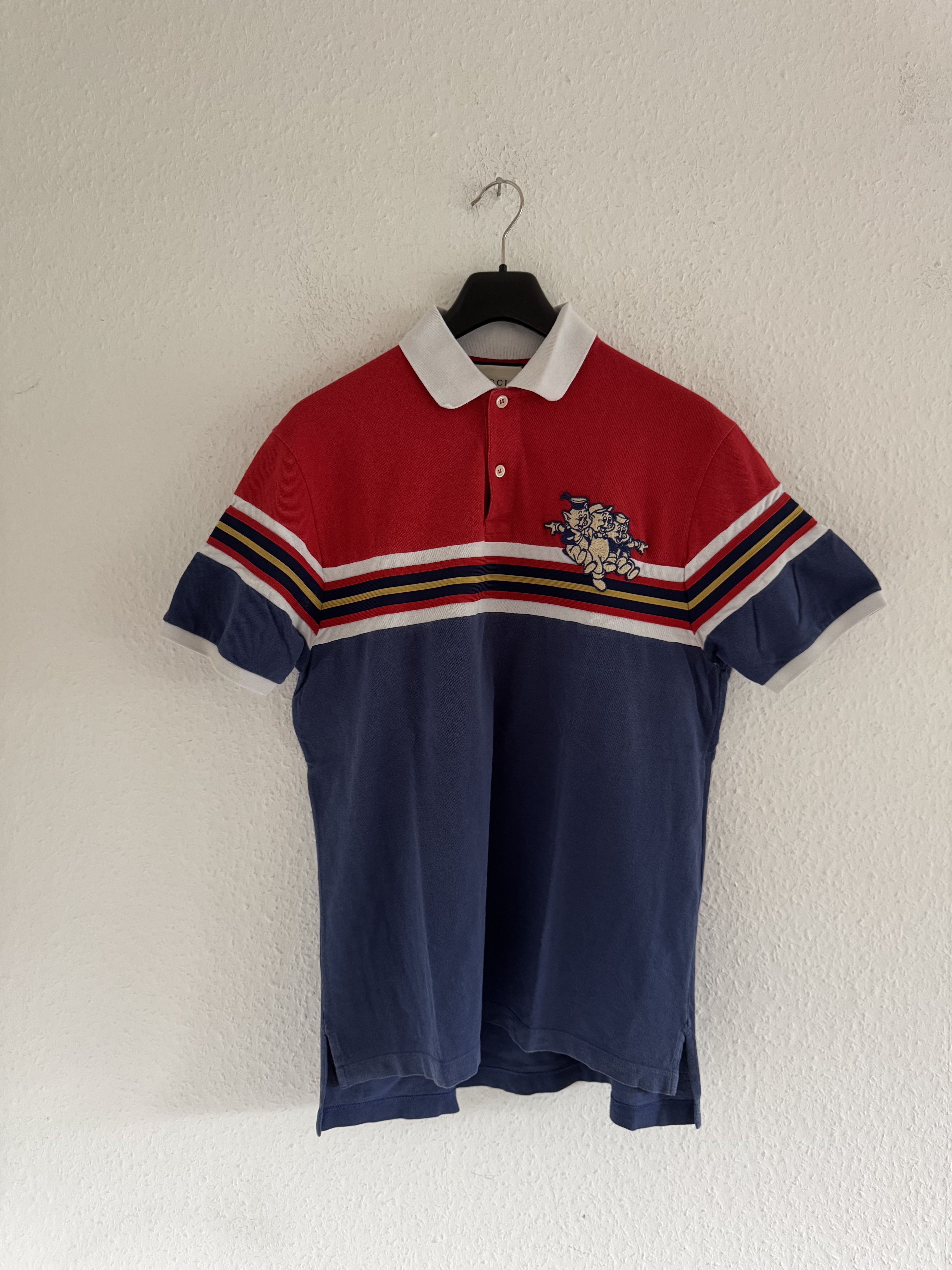 Gucci Pig Motif Cotton Polo Size US M / EU 48-50 / 2 - 1 Thumbnail