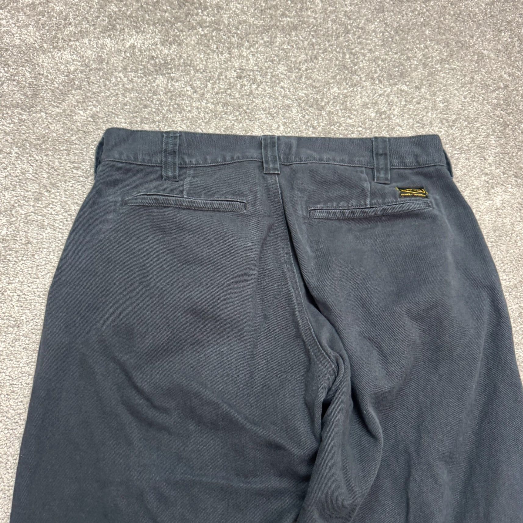 RVCA RVCA Americana Chino Pants Mens 31 Black Cotton Straight Flat Front Heavyweight Regular Size US 31 - 4 Thumbnail