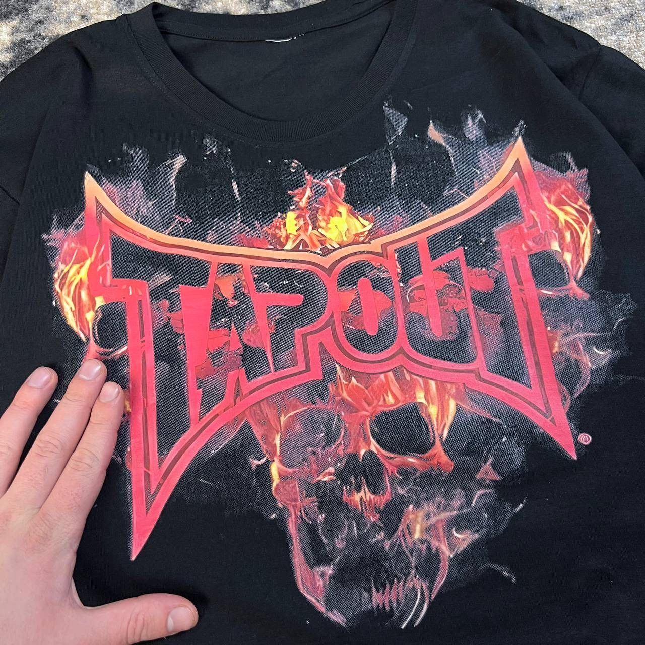 Tapout Tapout Big Flame Skull Logo Affliction Style T-Shirt Size US M / EU 48-50 / 2 - 3 Thumbnail