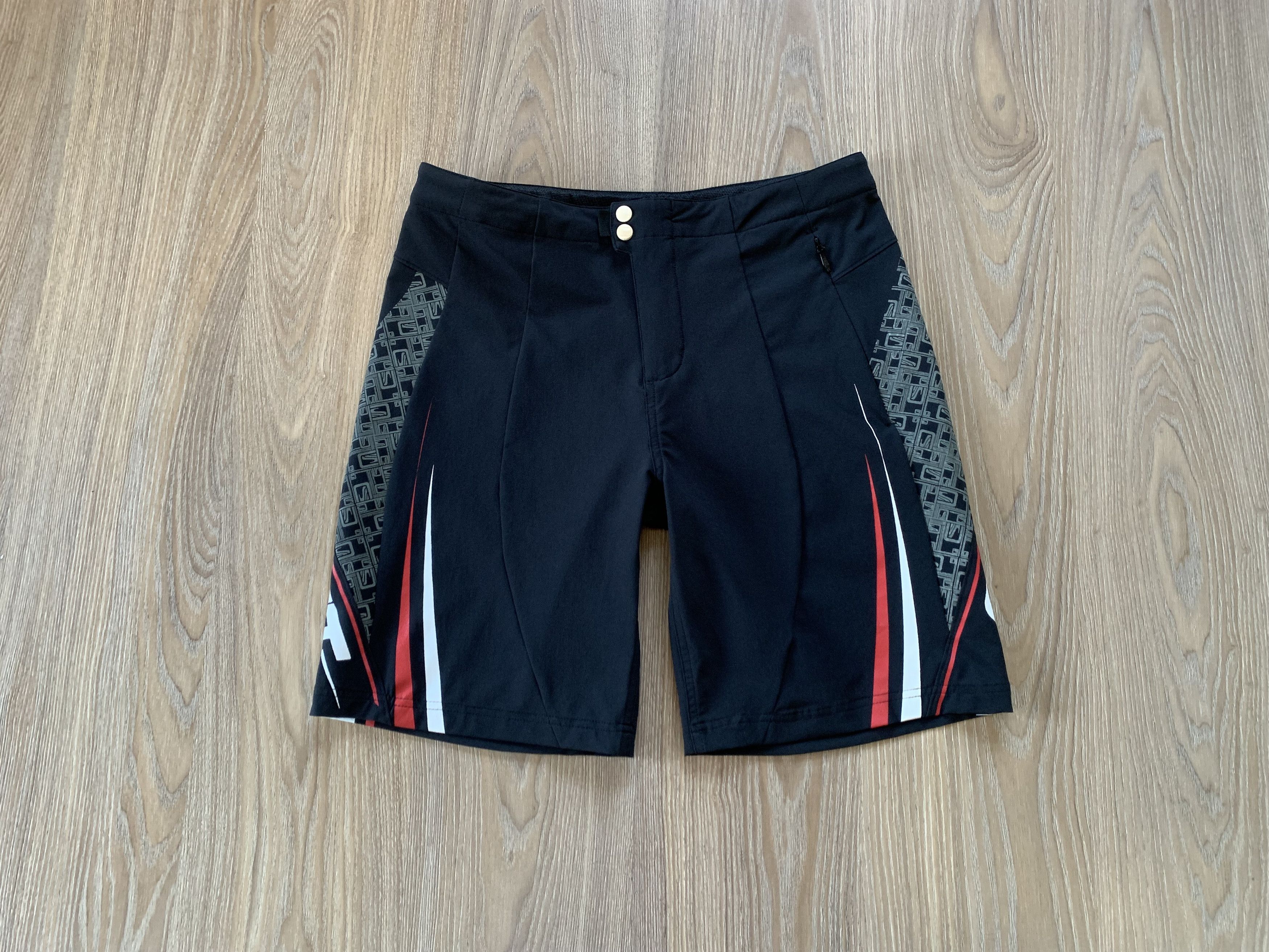 Sports Specialties Scott Mens Black MTB Bike Ride Printed Shorts Size US 34 / EU 50 - 1 Thumbnail