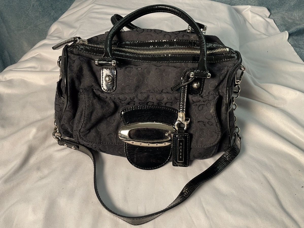 Guess Guess Black Handbag - G Logo - New Size ONE SIZE - 1 Thumbnail