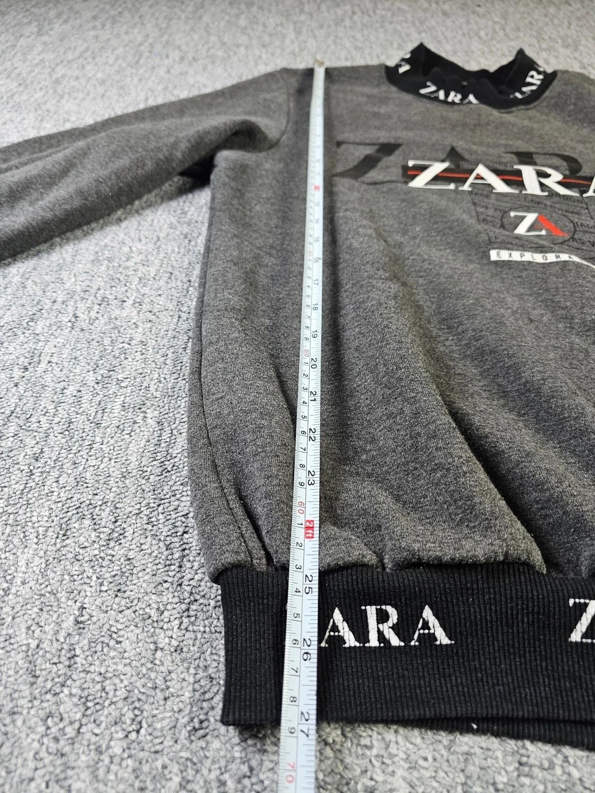 Zara Zara Exploration Mock Neck Sweatshirt Graphic Cotton Fits M Size US M / EU 48-50 / 2 - 8 Thumbnail