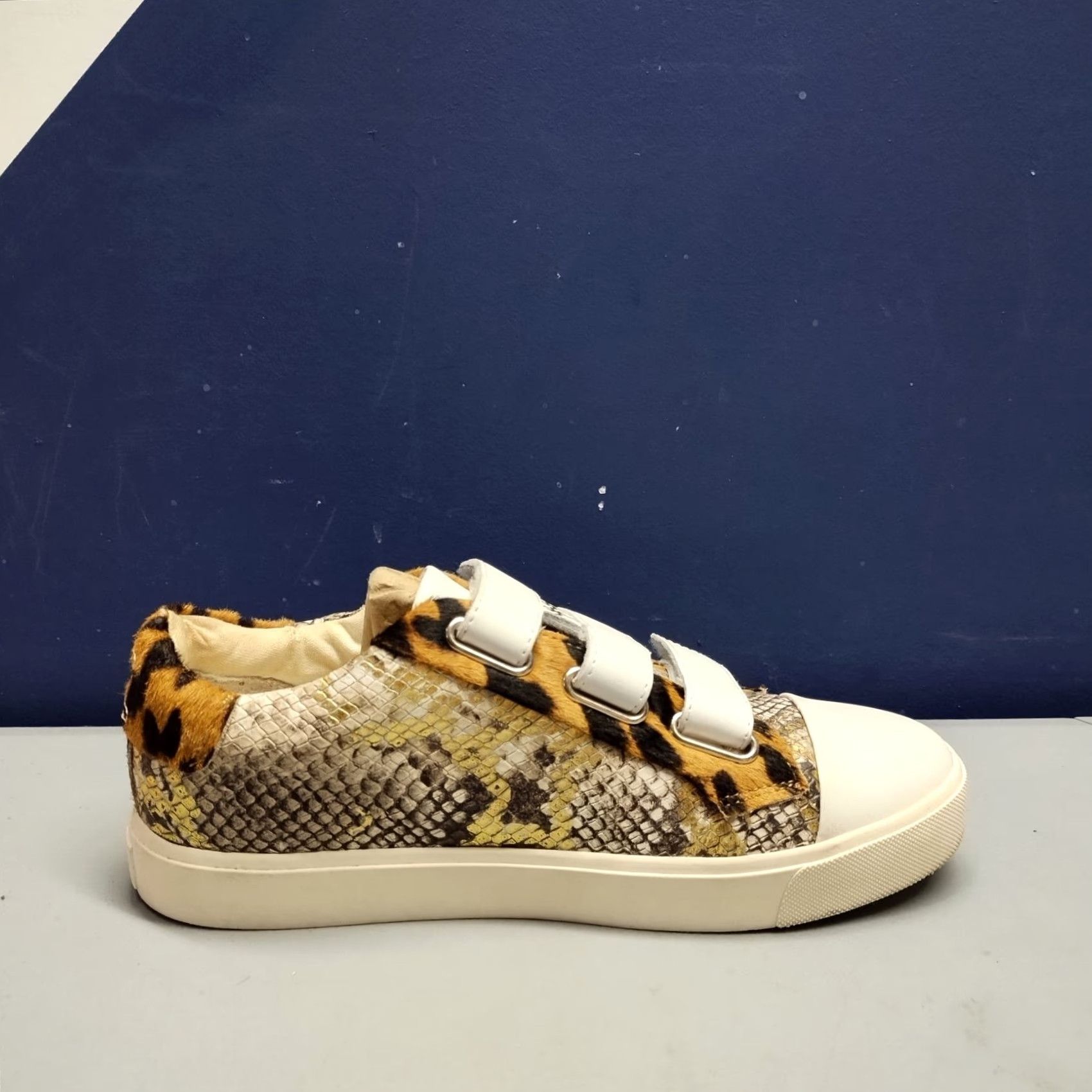 Sam Edelman Sam Edelman Emilie Sneakers Womens US 8M Multicolor Snake Leopard Print Leather Size US 8 / IT 38 - 6 Thumbnail