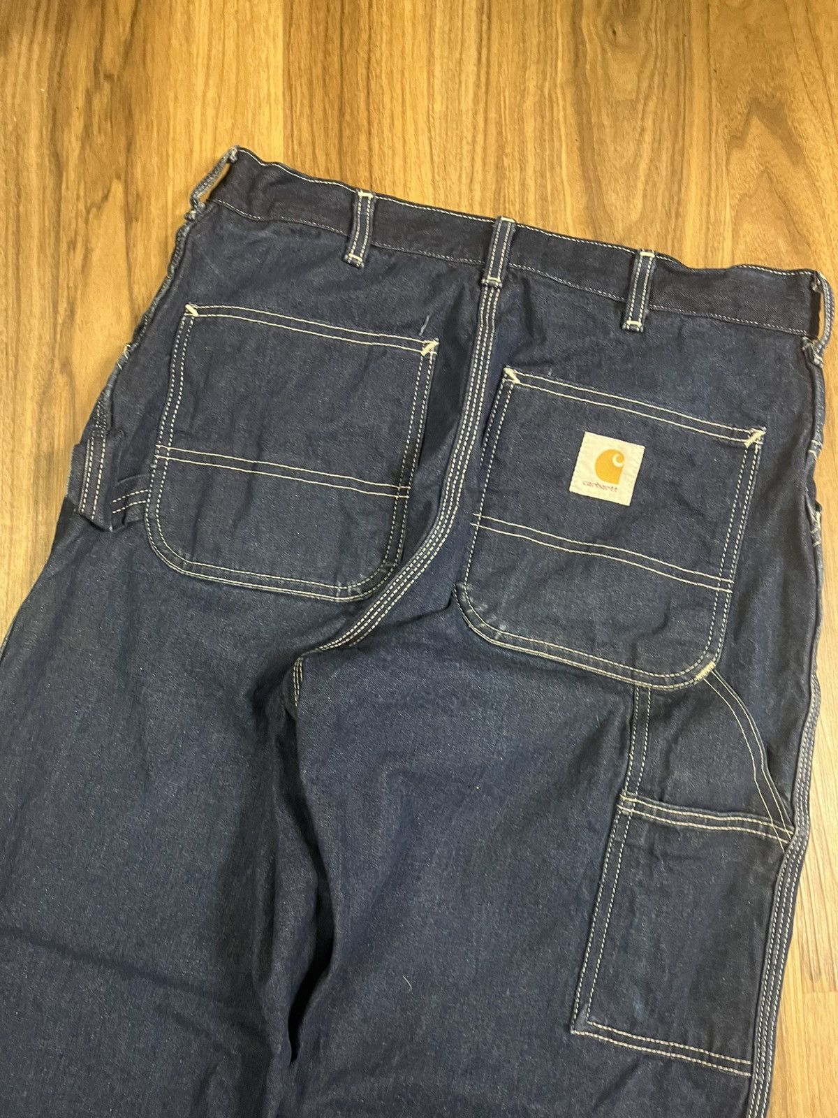 Carhartt Vintage Carhartt Carpenter Jeans Blue late 80’s/Early 90’s Size US 35 - 2 Thumbnail