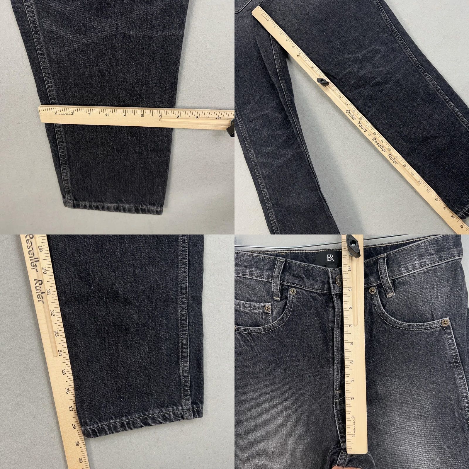 Banana Republic Banana Republic Jeans Womens 26 Washed Black Denim The Ranger Jean Button Fly Size 26" / US 2 / IT 38 - 10 Thumbnail