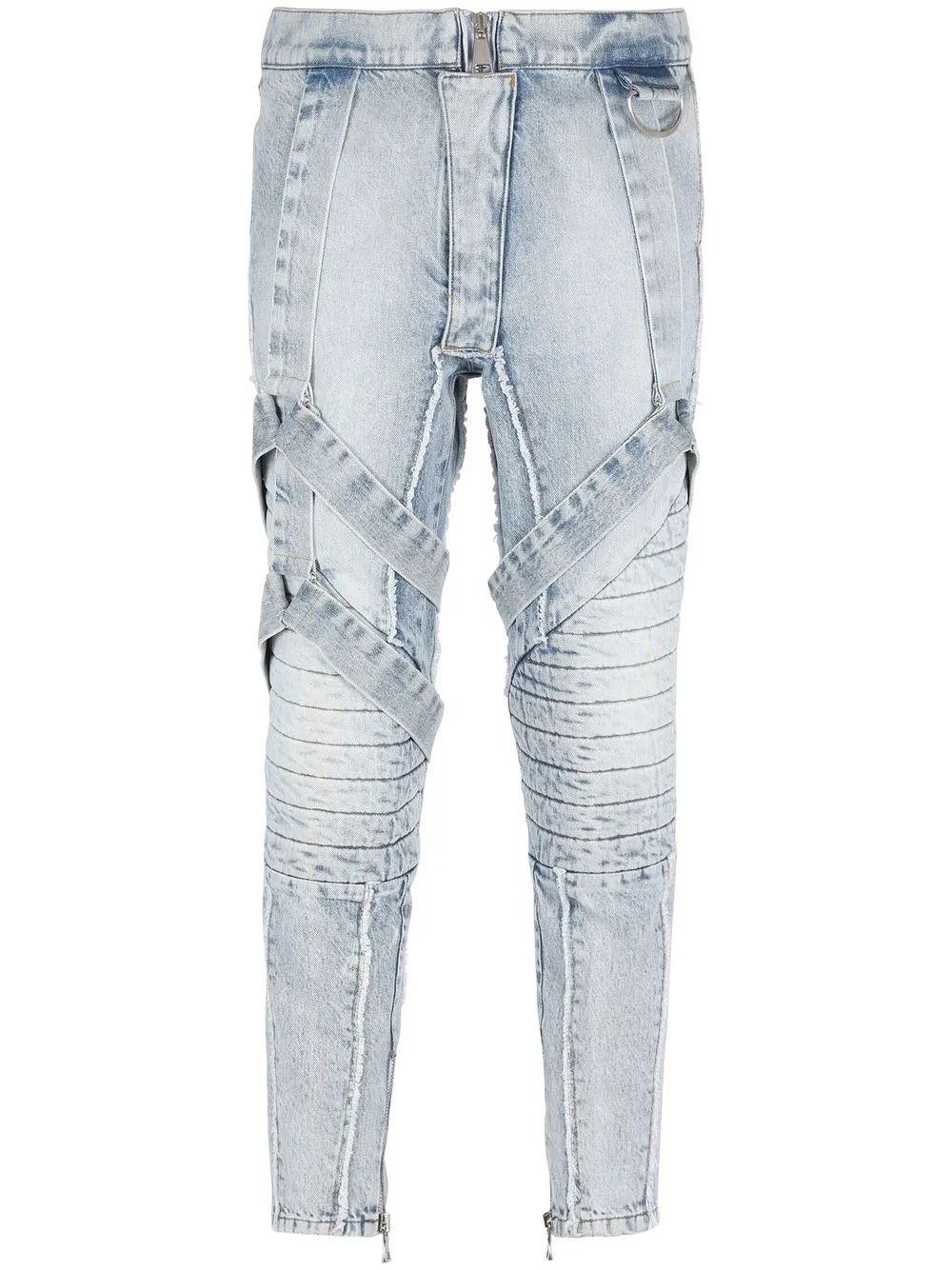Balmain o1y0426 Denim Pant in Blue Size US 31 - 1 Thumbnail