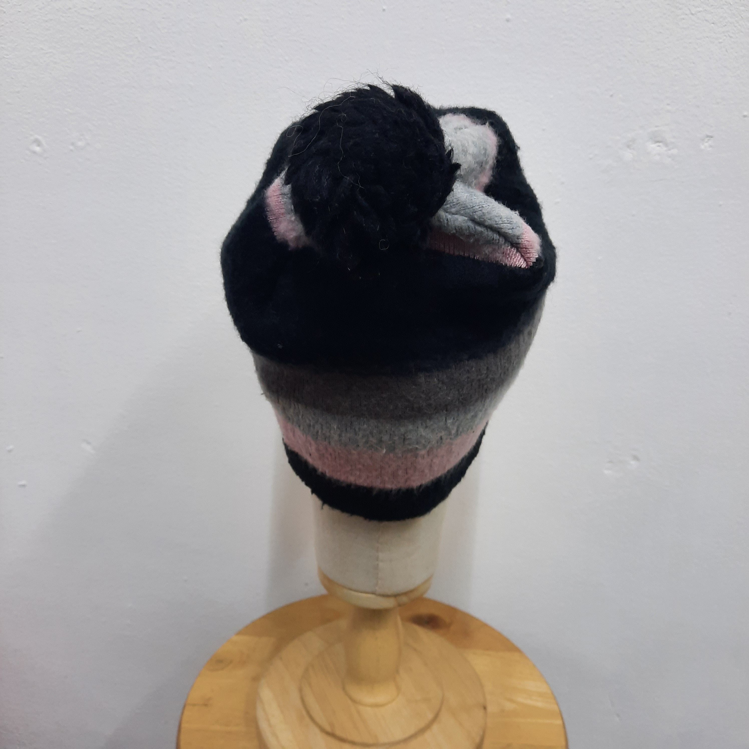 Montage 🧭 Japanese brand montage stripes fur beanie hat Size ONE SIZE - 3 Thumbnail