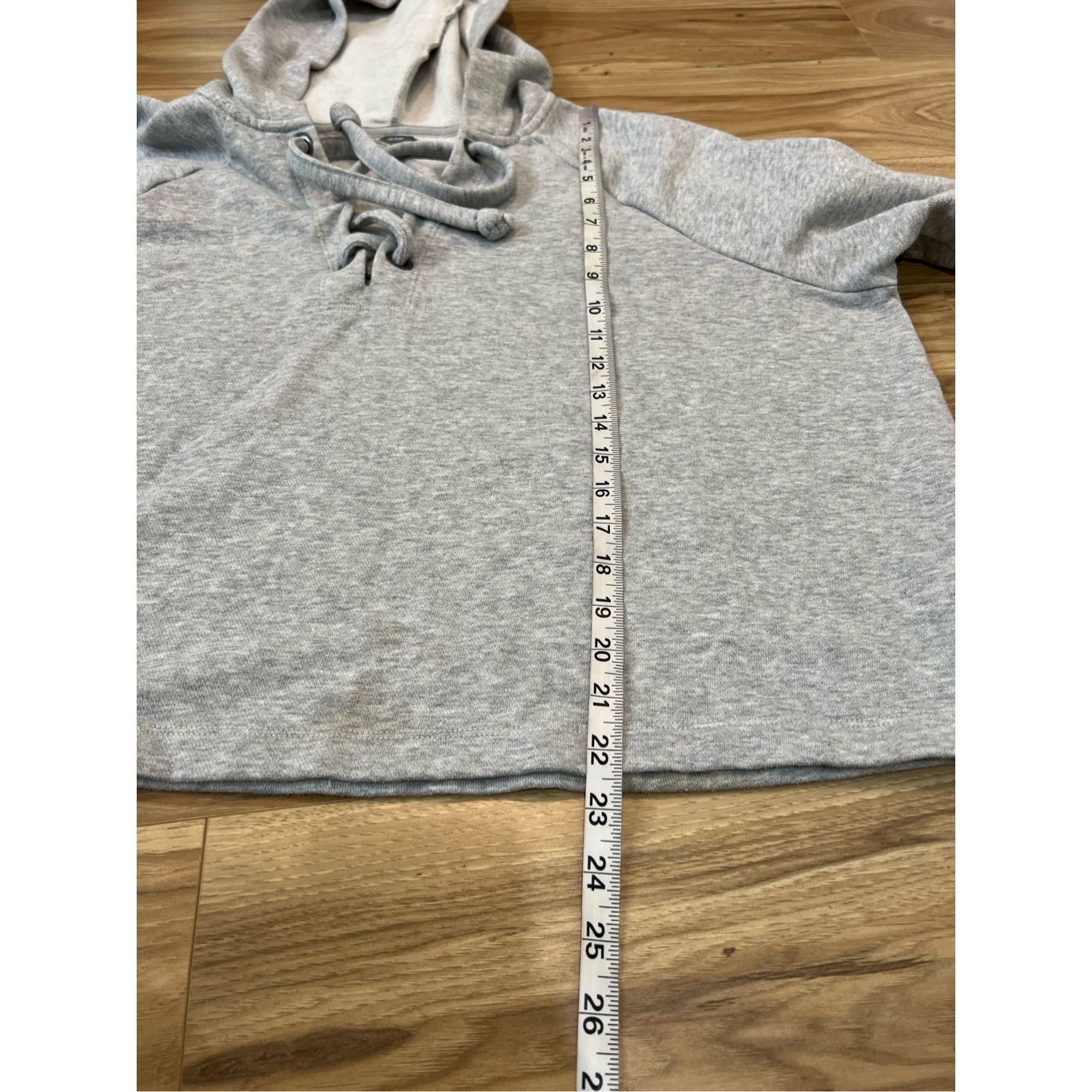 Other Aerie Gray Lace Up Hoodie Sweatshirt relax fit Size XL Size XL / US 12-14 / IT 48-50 - 5 Thumbnail