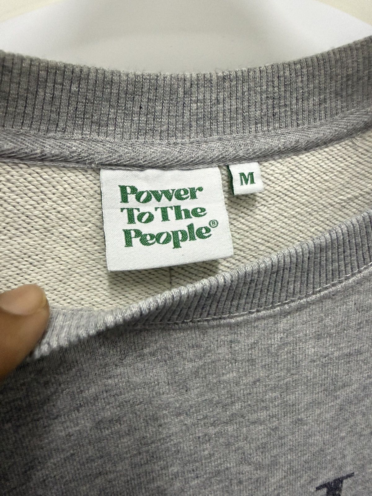Spiritual Gangster 🔥 Spirit Power to The People Cut and Sew Panel Sweatshirt Size US M / EU 48-50 / 2 - 6 Thumbnail