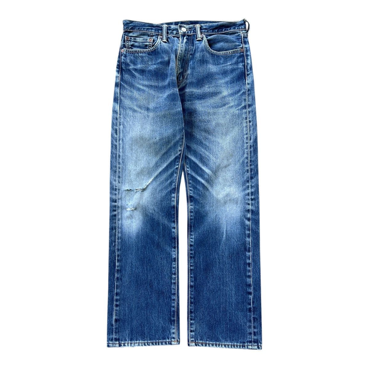 Levi's Crazy vintage y2k Levi’s 505 faded blue washed denim jeans Size US 32 / EU 48 - 1 Thumbnail