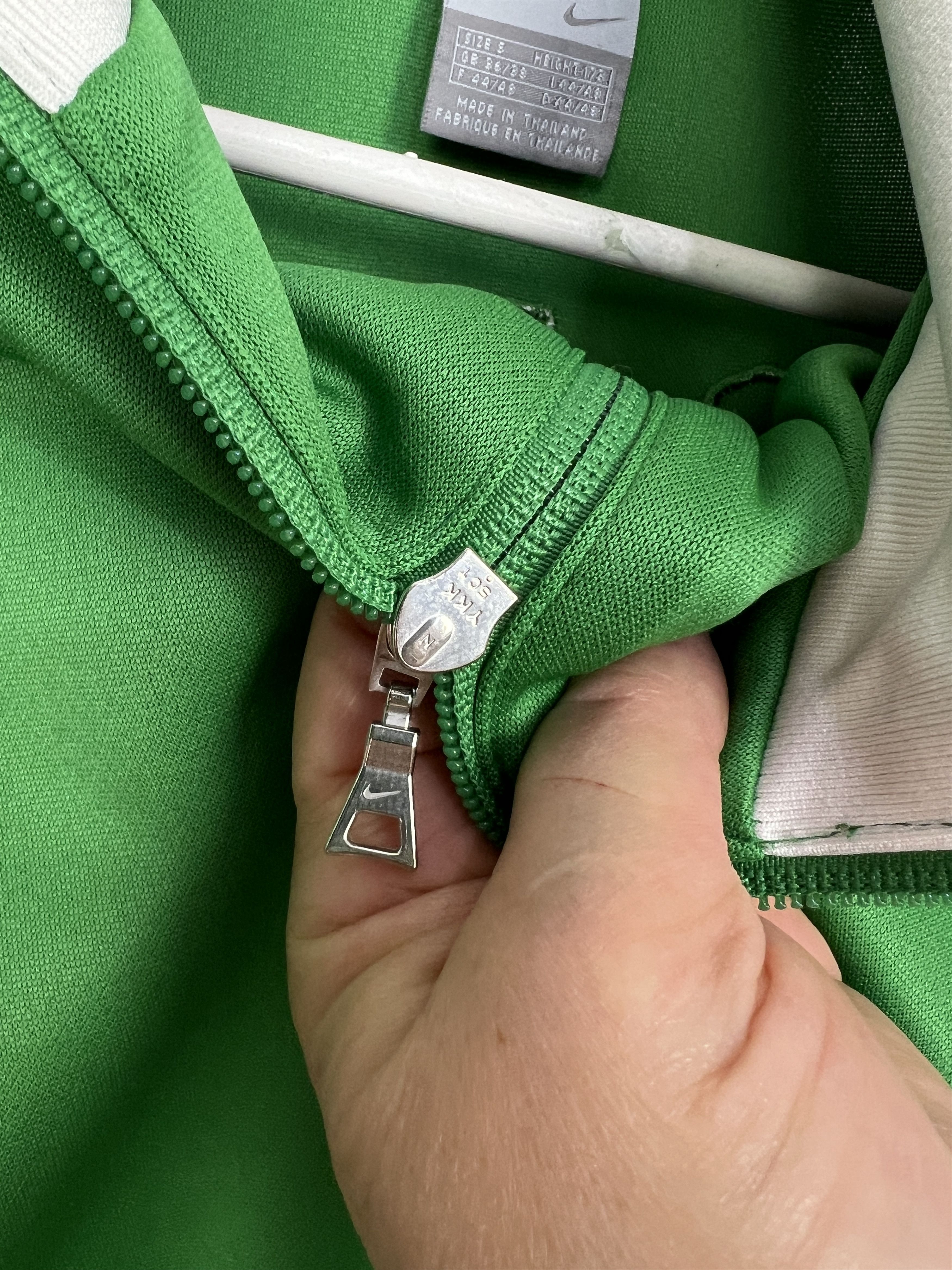 Nike Vintage Brazil Football Jacket Soccer Track Top Zip Rare Size US S / EU 44-46 / 1 - 4 Thumbnail