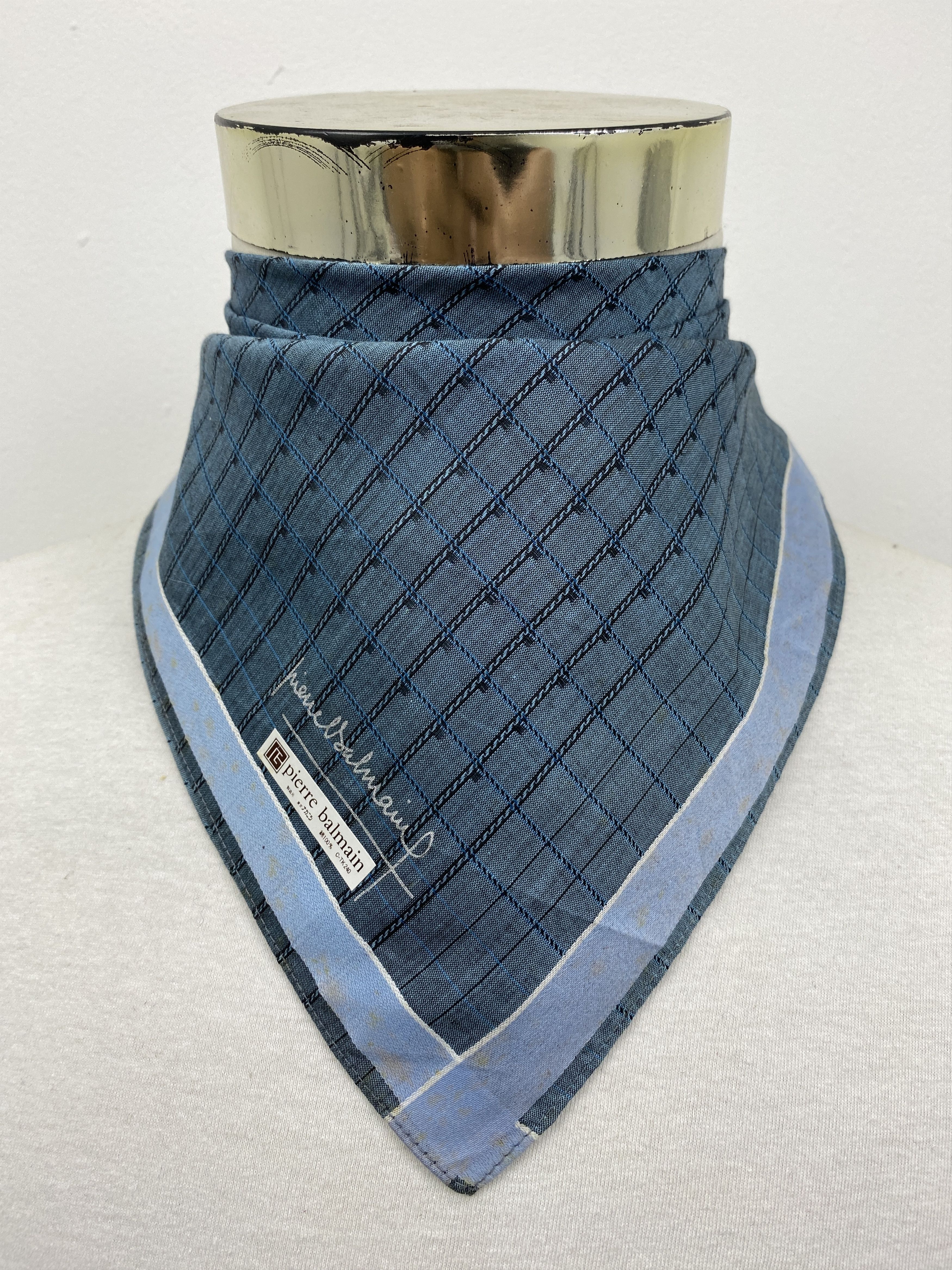 Pierre Balmain × Vintage Pierre Balmain Handkerchief / Bandana / Neckerchief HKC0522 Size ONE SIZE - 2 Thumbnail
