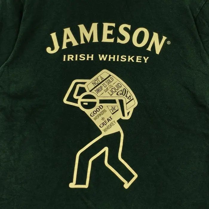 Vintage Vintage JAMESON IRISH WHISKEY Liquid Gold Tee Shirt Size US M / EU 48-50 / 2 - 2 Thumbnail