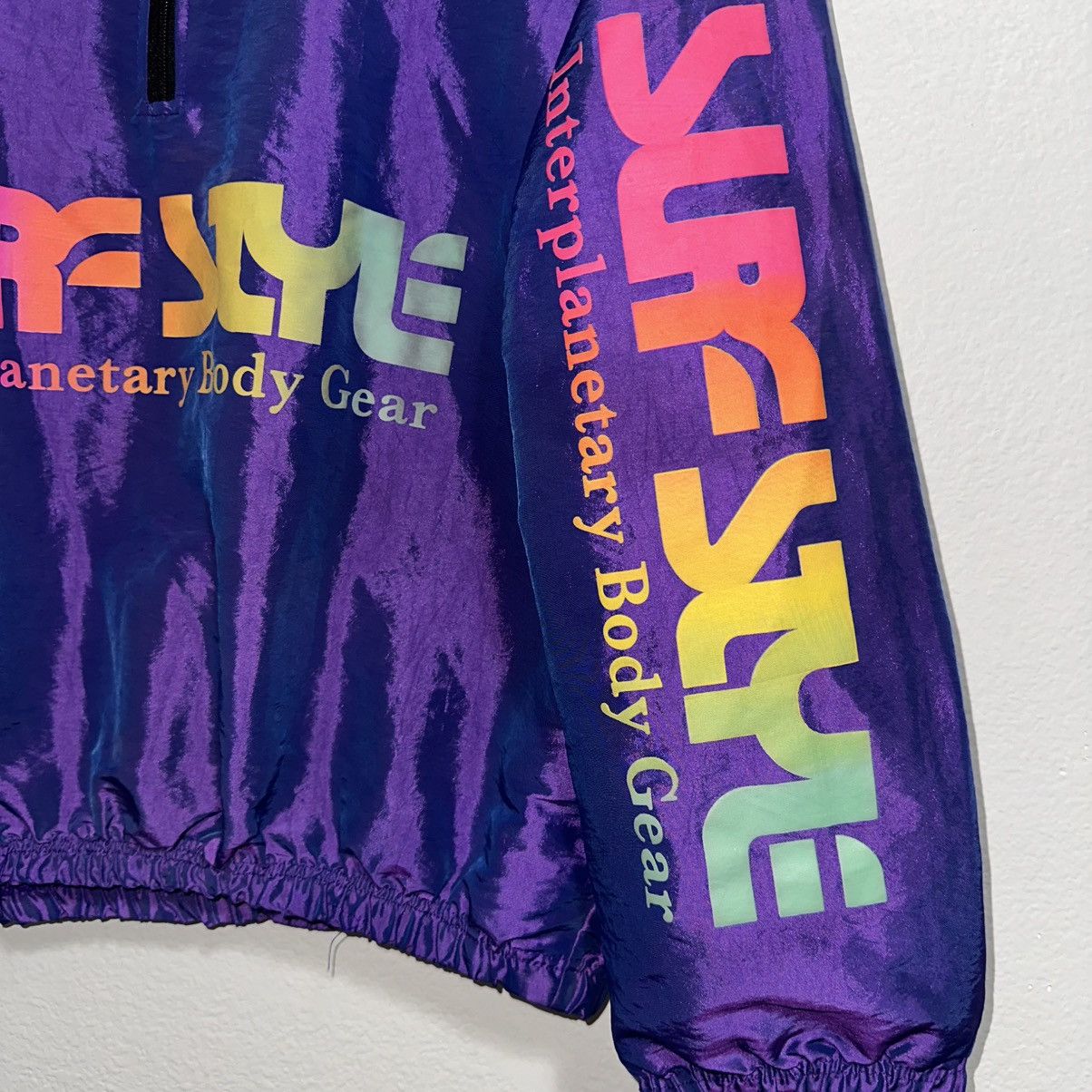 Urban Outfitters Surf Style Purple Windbreaker Size US M / EU 48-50 / 2 - 2 Thumbnail