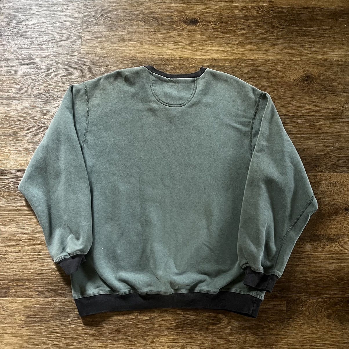 Nike × Vintage 90s Nike Center Swoosh Crew Neck Size US M / EU 48-50 / 2 - 8 Thumbnail