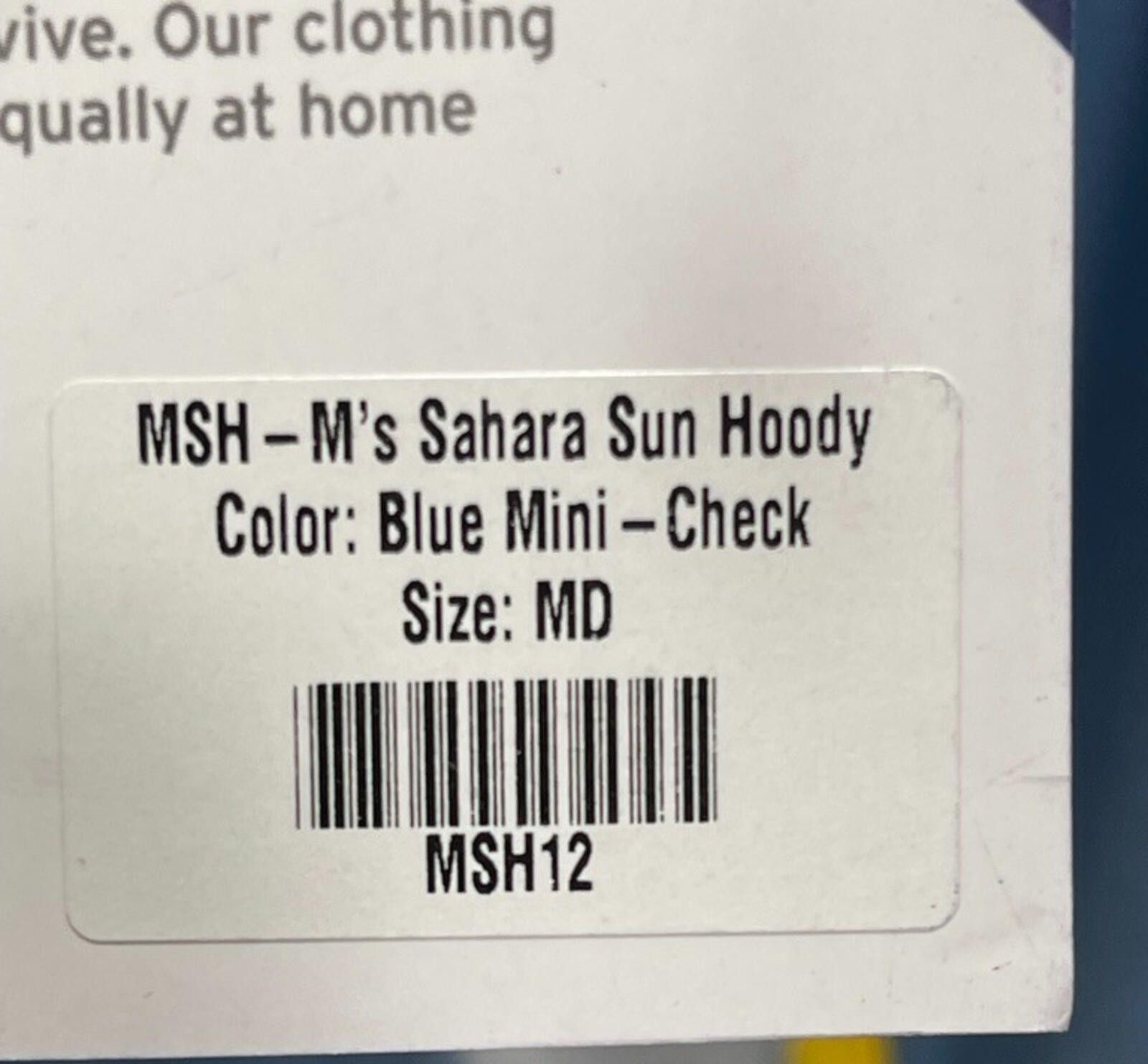Other RailRiders Sahara Sun Hoody M Blue Mini-Check UPF30+ MSRP$89 Size US M / EU 48-50 / 2 - 3 Thumbnail