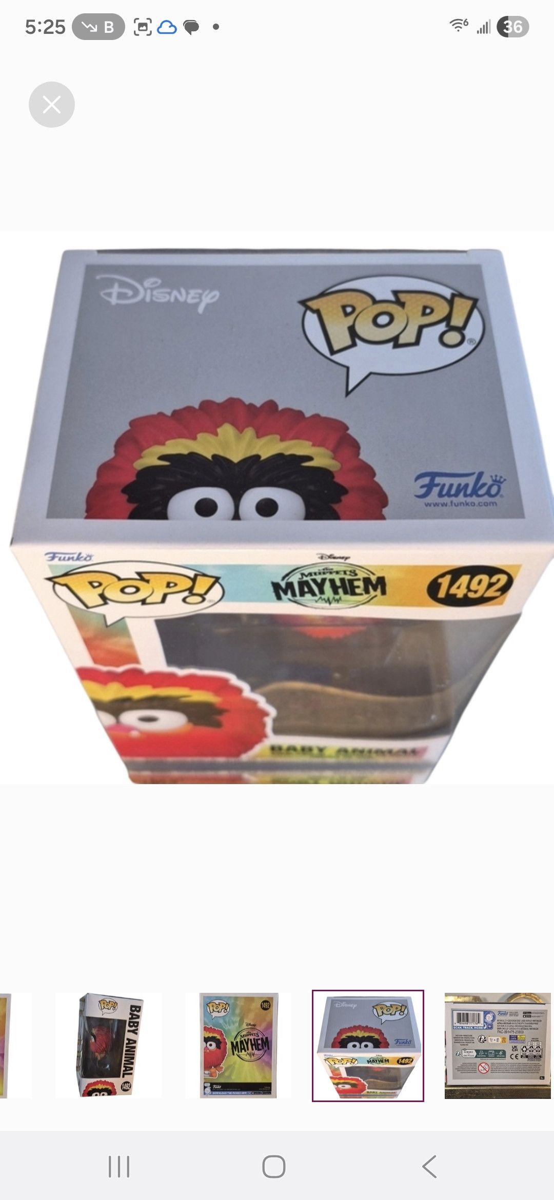 Other Funko × Muppets Mayhem Baby Animal POP Vinyl Figure Size ONE SIZE - 5 Thumbnail