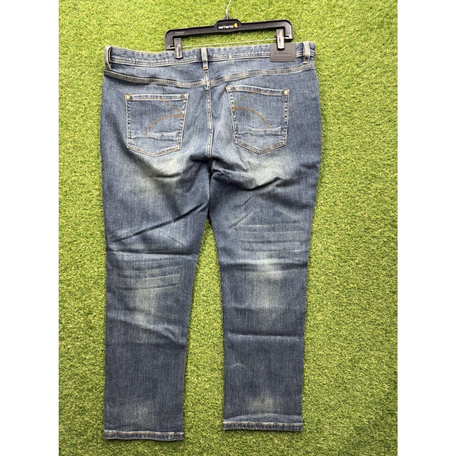 Skin BAER SKIN Jeans Mens 46x30 Dark Wash Casual Stretch Workwear 90s Blue Size US 30 / EU 46 - 2 Thumbnail