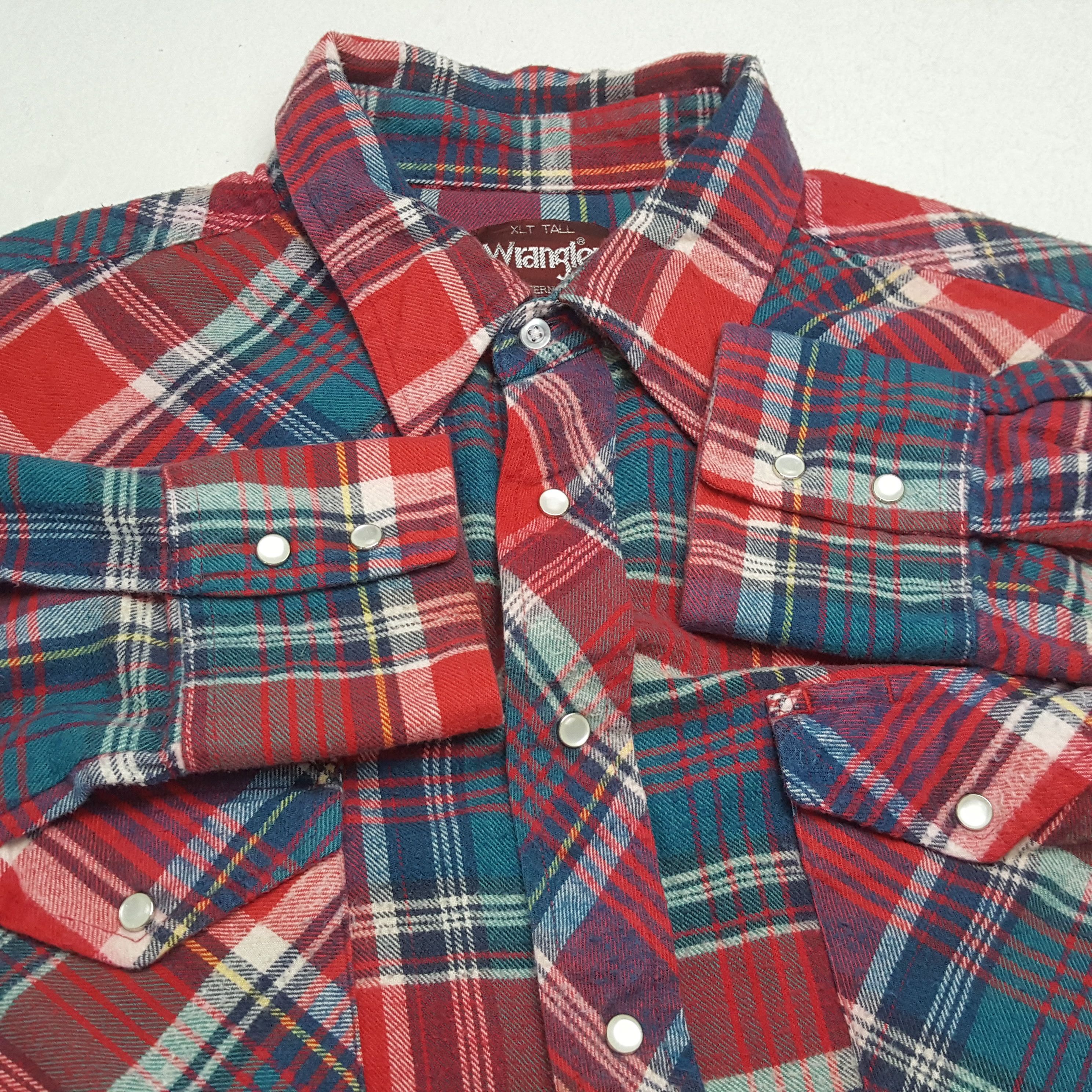 Vintage × Wrangler WRANGLER Classic Fashion Style Casual Shirt Size US XL / EU 56 / 4 - 7 Thumbnail