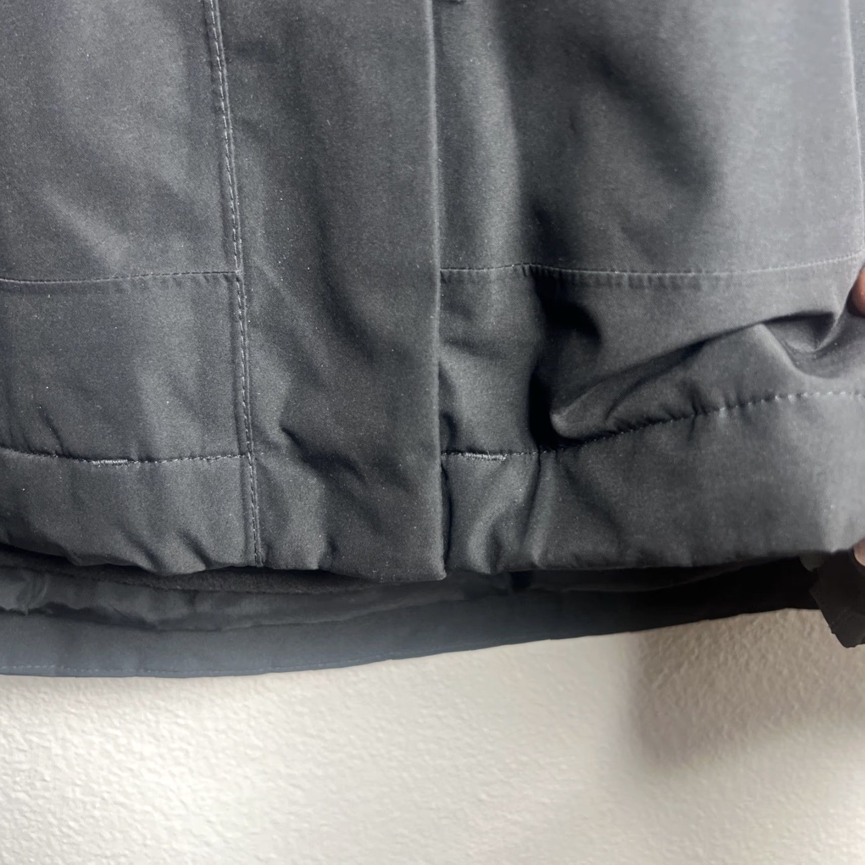 The North Face VINTAGE THE NORTH FACE Women’s Jacket XL Black Fleece Zip In Hoodie EUC Size XL / US 12-14 / IT 48-50 - 2 Thumbnail