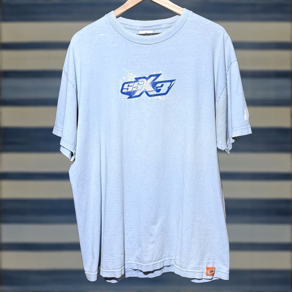 AAA Vintage SSX 3 T Shirt XL Blue PlayStation 2 PS2 Snowboarding Game Promo Y2K RARE Mens Size US XL / EU 56 / 4 - 1 Thumbnail