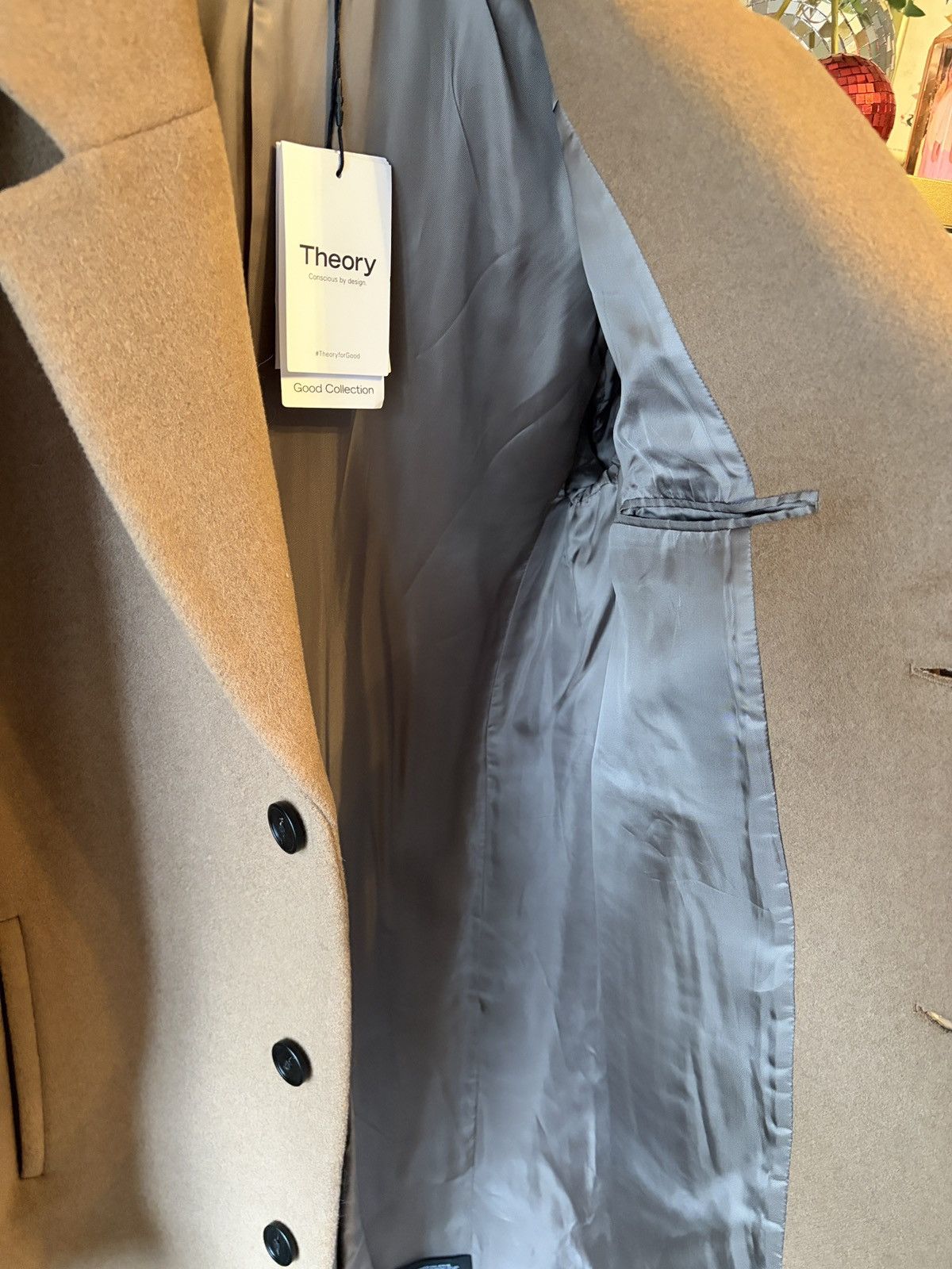 Theory Men’s Theory Overcoat Size US S / EU 44-46 / 1 - 5 Thumbnail