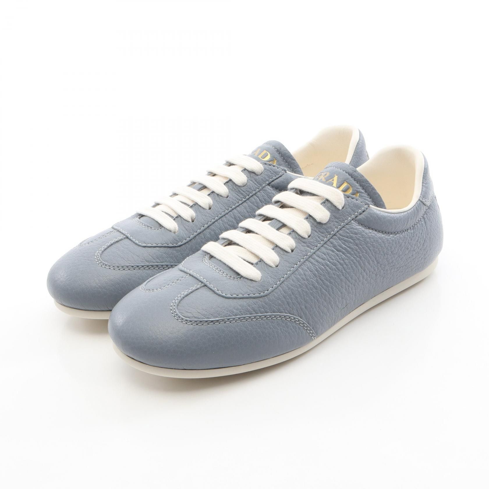 Prada Prada Prada Leather Sneakers Leather Shoes DUTY FREE for USA Size ONE SIZE - 1 Thumbnail