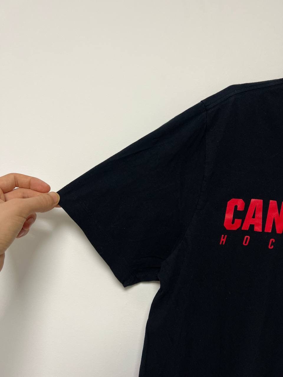 Nike Canada Ice Hockey Nike Team Tee NHL Black T shirt Y2k sz L Size US L / EU 52-54 / 3 - 4 Thumbnail