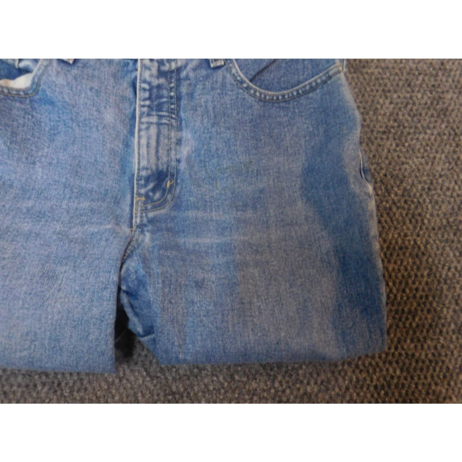 Vintage New York and Company Jeans Womens 6 Blue Straight Denim Classic Jeans Womens Regular Inseam 29 in Stretch Pockets Zipper blue Blue Size 28" / US 6 / IT 42 - 2 Thumbnail
