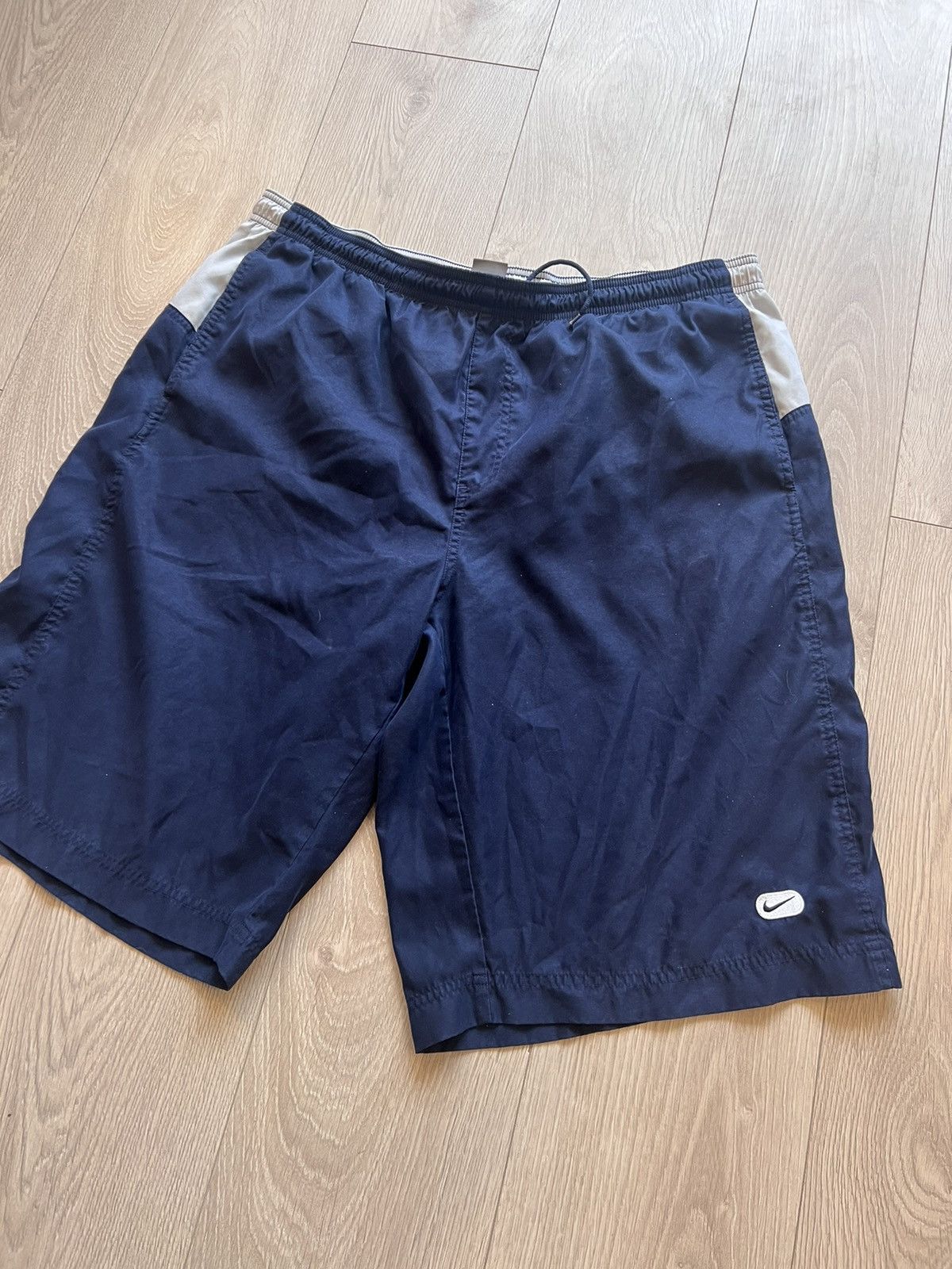 Nike × Vintage Vintage Nike Swim Shorts Meshed Lining 90s 2000s Y2K XXL Size US 38 / EU 54 - 1 Thumbnail
