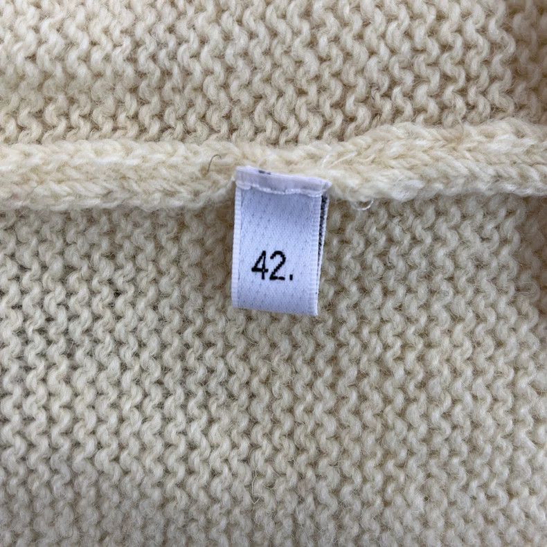 Thom Browne Thom Browne Size 42Beige Wool Classic logo Sweater 2501-Nex Size US XS / EU 42 / 0 - 7 Thumbnail