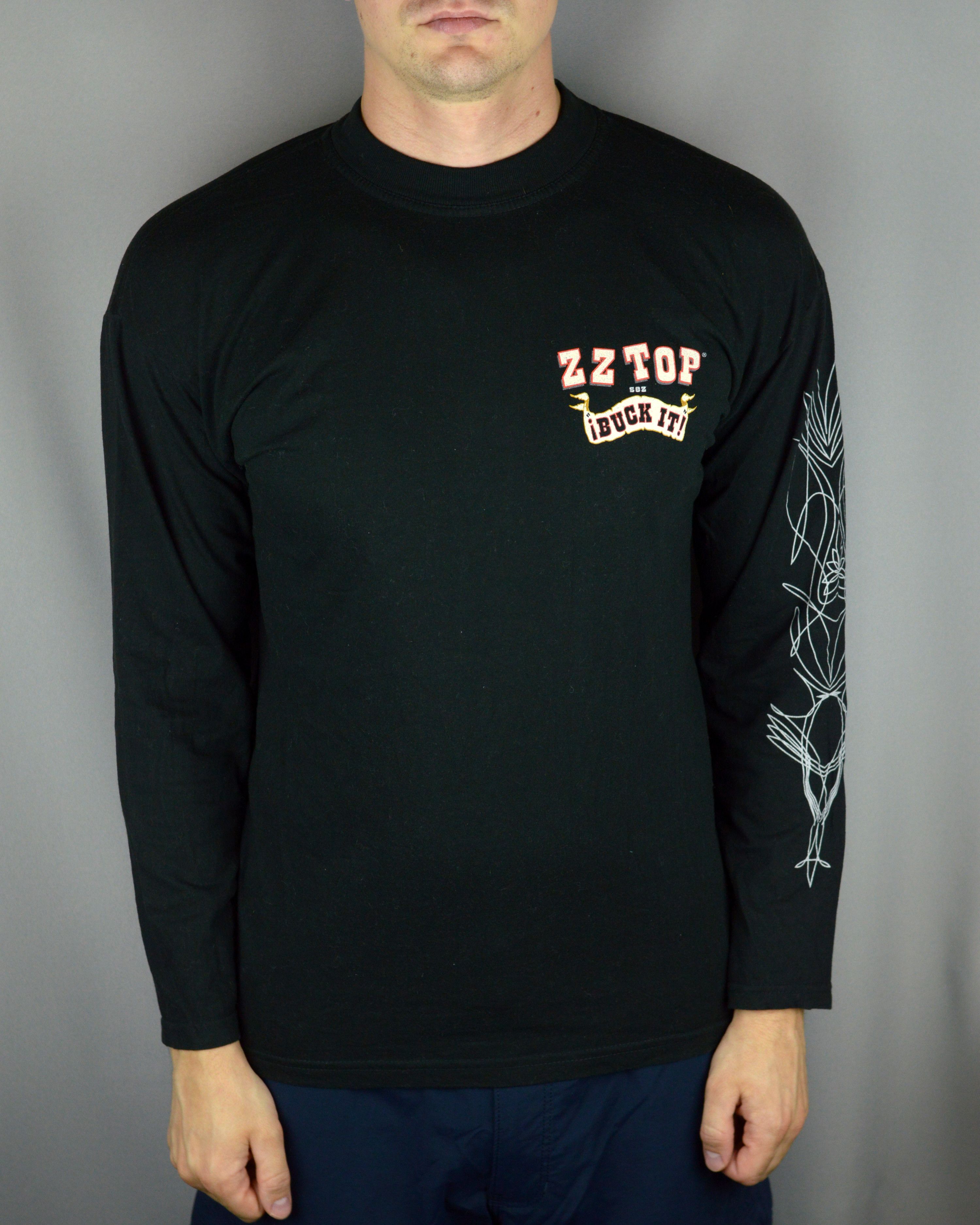 Vintage Vintage ZZ Top iBuck It 2002 long sleeve t shirt Size US XL / EU 56 / 4 - 3 Thumbnail