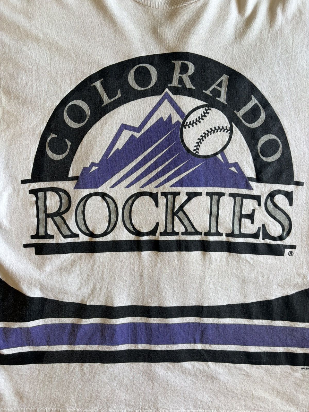 Pro Player Colorado Rockies Salem Sports T-Shirt (1996) Size Large Size US L / EU 52-54 / 3 - 1 Thumbnail