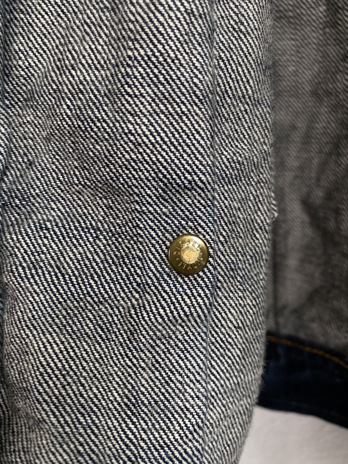 Diesel × Vintage 2010 Diesel Juzicon Giacca Washed Denim Jacket Size US S / EU 44-46 / 1 - 16 Thumbnail