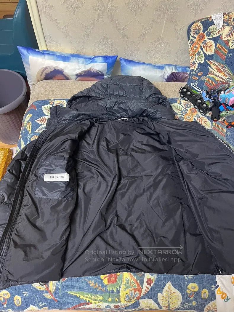 Valentino Valentino Hooded goose down jacket Size US XXL / EU 58 / 5 - 4 Thumbnail