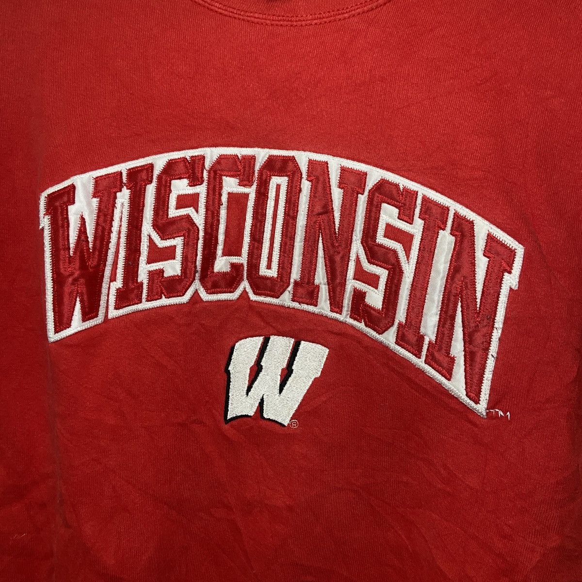 NCAA × Pro Player × Vintage Vintage WISCONSIN BADGERS Football NCAA CREWNECK Sweatshirt Size US XL / EU 56 / 4 - 2 Thumbnail
