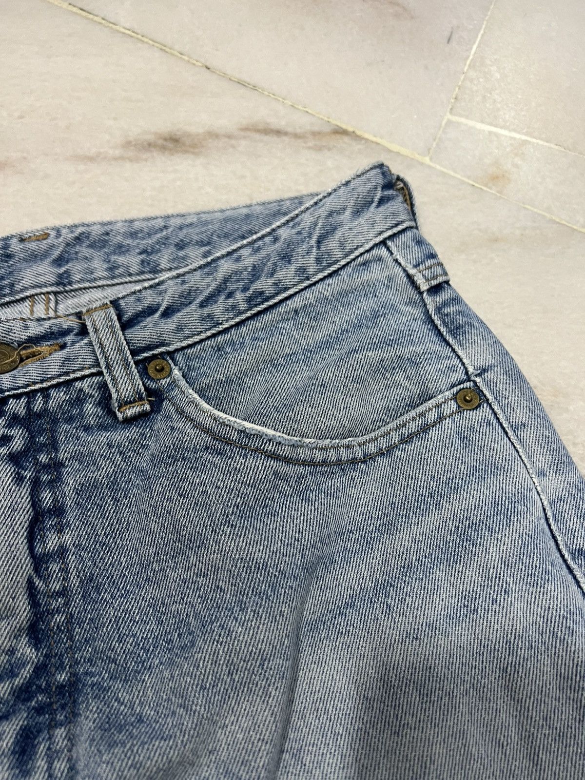 If Six Was Nine 💥90s Bobson Light Wash Distressed Jean Size US 30 / EU 46 - 8 Thumbnail