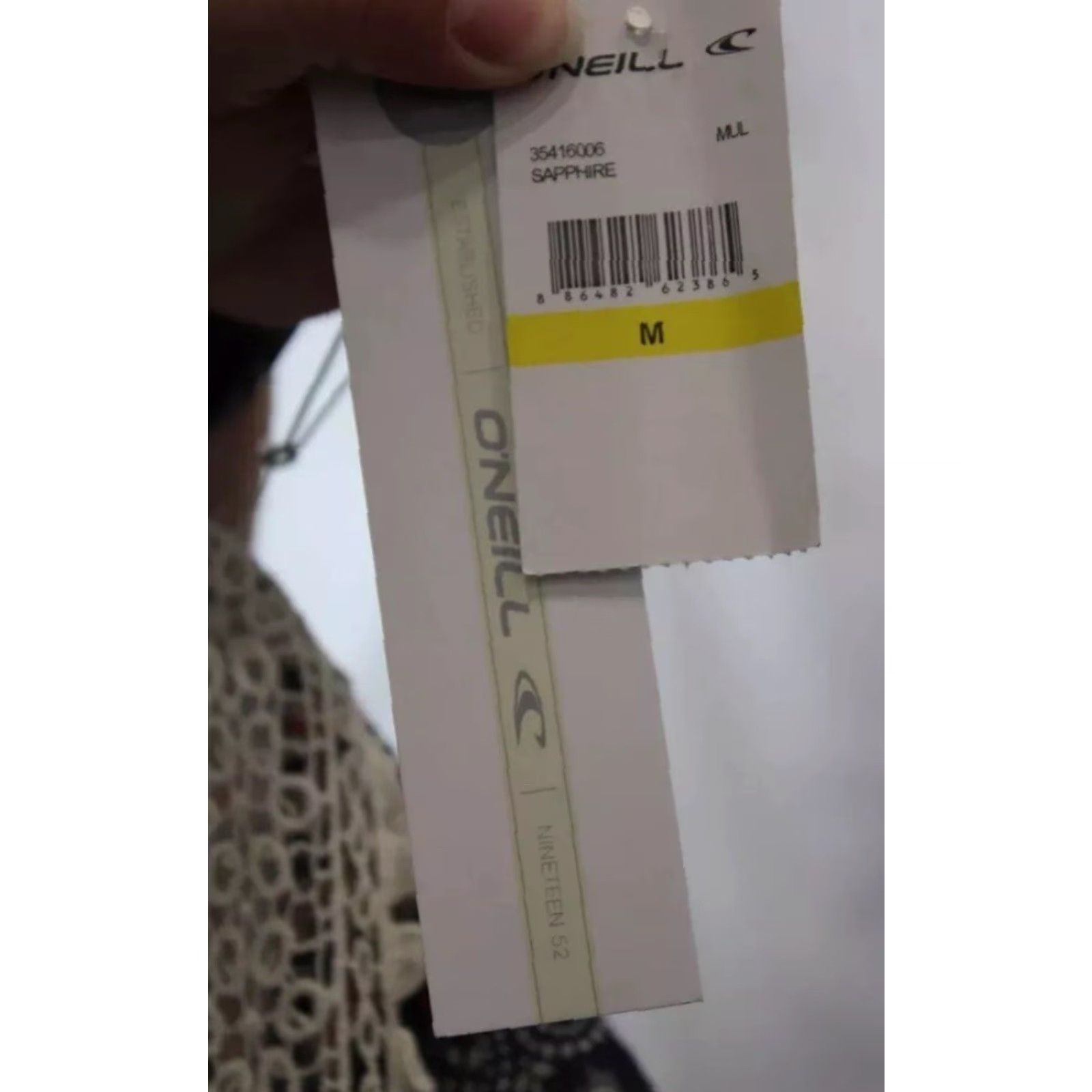 O'Neill VINTAGE? (No) - O'Neill Pink Navy Paisley Crochet Strap Tank Dress Womens M Size M / US 6-8 / IT 42-44 - 3 Thumbnail