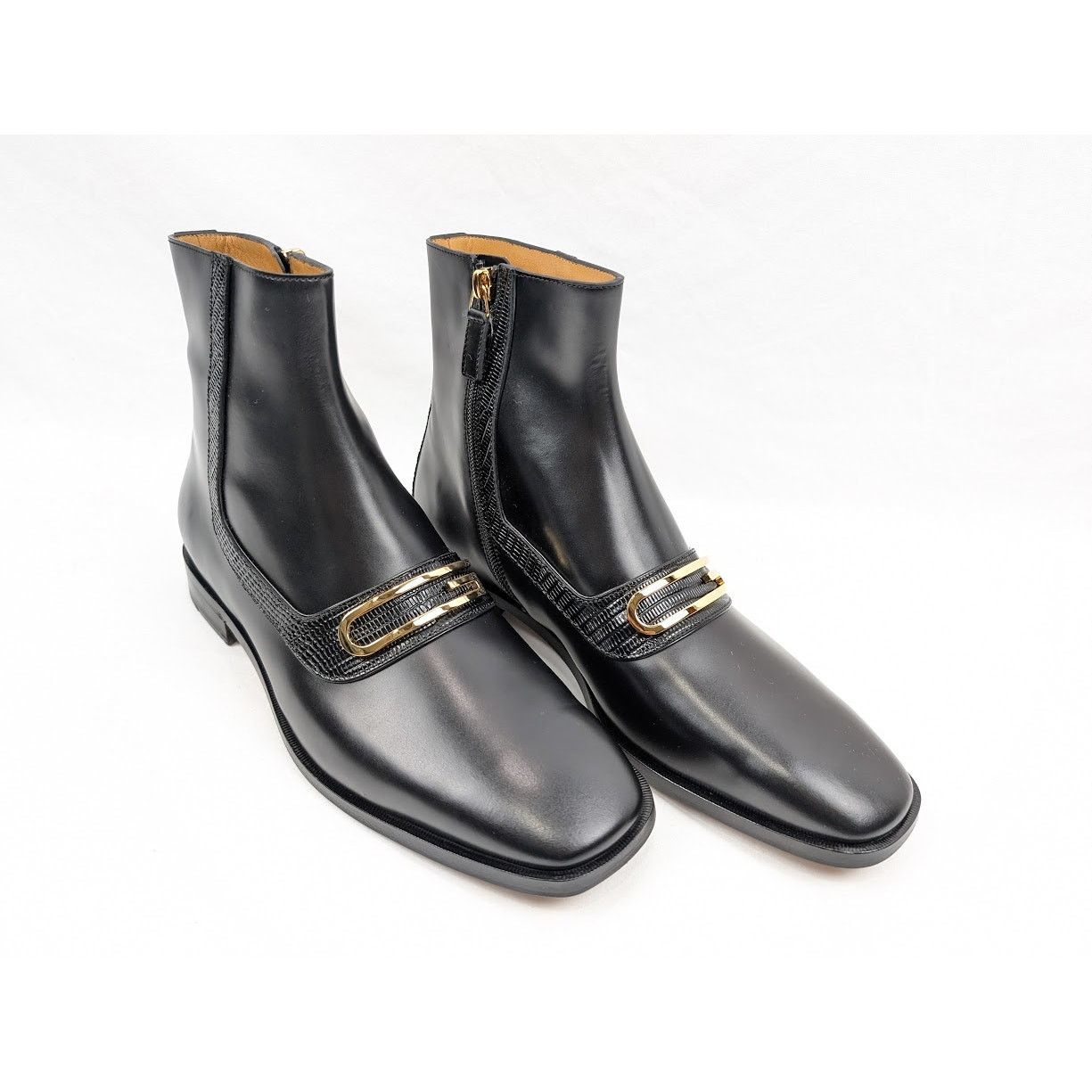Gucci o1rshd1 Horse Calf Boots in Black Size US 10 / EU 43 - 14 Thumbnail