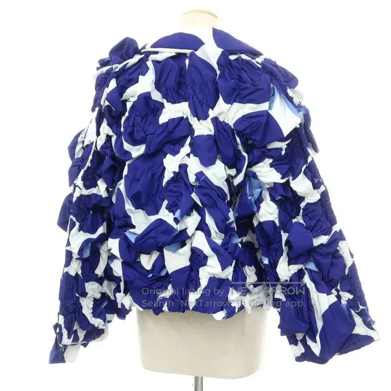 Comme des Garcons Comme des Garcons Flounce blue and white floral jacket Size S / US 4 / IT 40 - 3 Thumbnail