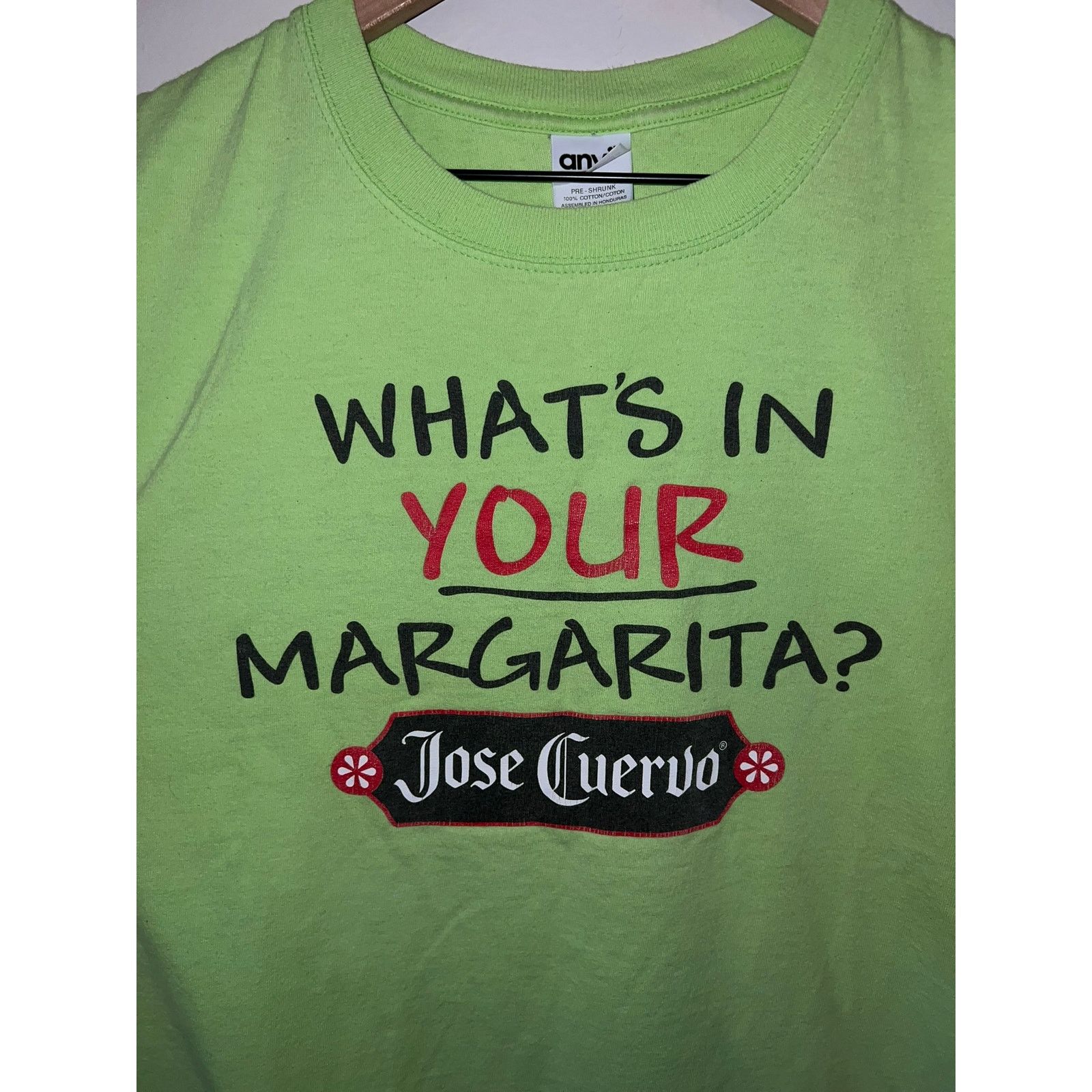 Anvil Vintage Jose Cuervo Shirt What's In Your Margarita 90s XL Size US XL / EU 56 / 4 - 2 Thumbnail